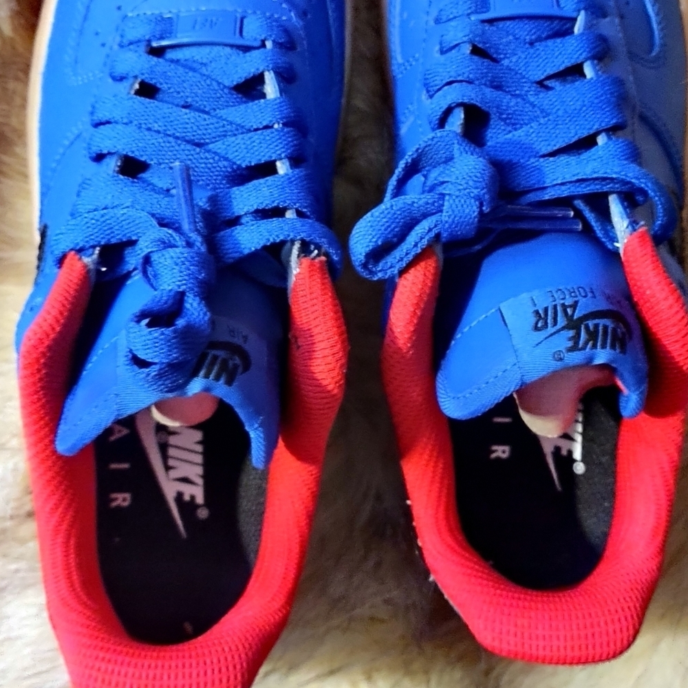 New Women's Air Force One sneakers Sz 6.5 animal print python snake - Picture 9 of 12